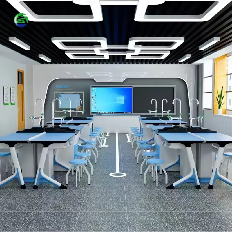 Medical Lab Center - Modern Steel School Laboratory Furniture Experiment