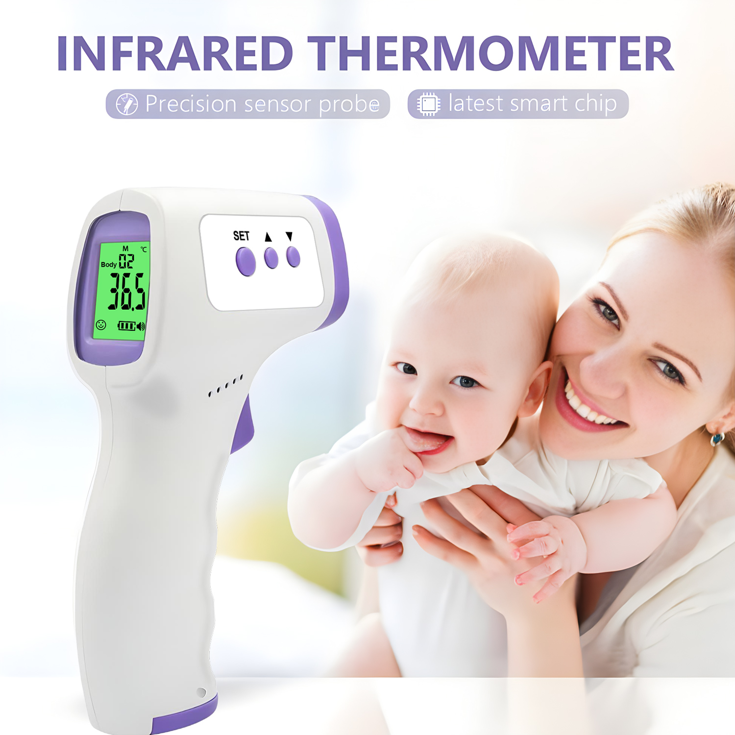 Non Contact Forehead Thermomet - đánh giá và giá Digital Thermometer Infrared
