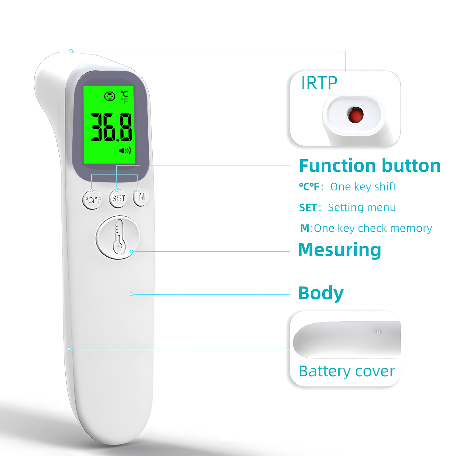 Digital Infrared Fever Thermom - đánh giá và giá Digital Thermometer Infrared