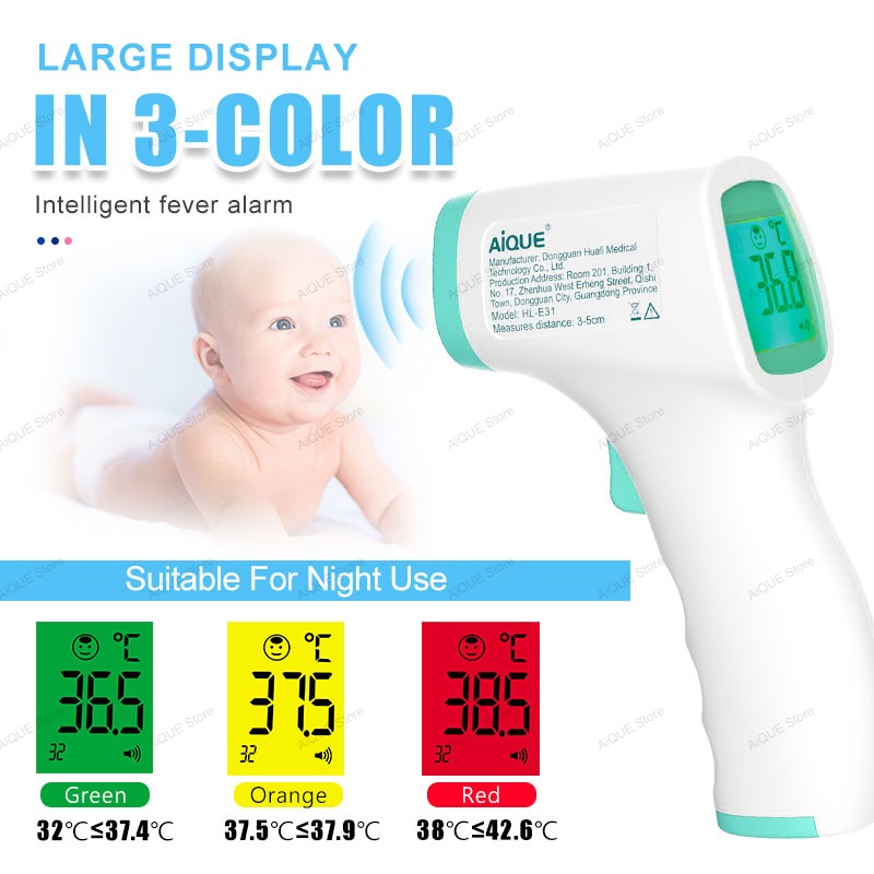 AiQUE Rechargeable Digital ℃℉  - đánh giá và giá Digital Thermometer Infrared