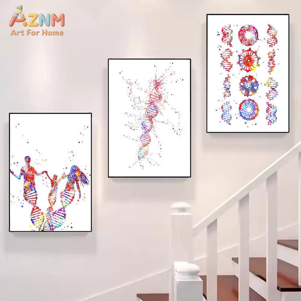AZNM Colorful Watercolor DNA G - đánh giá và giá Medical Lab And Science