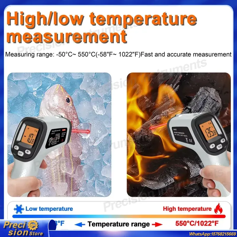 CX6050 Handheld Non-Contact In - đánh giá và giá Digital Thermometer Infrared